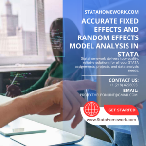 Accurate Fixed Effects and Random Effects Model Analysis in STATA