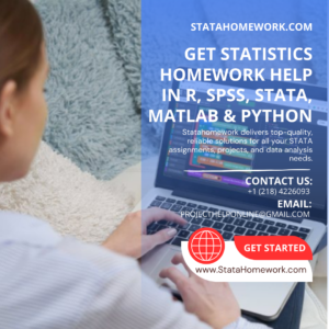 Get Statistics Homework Help in R, SPSS, STATA, MATLAB & Python