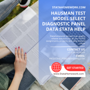 Hausman test model select diagnostic panel data STATA help