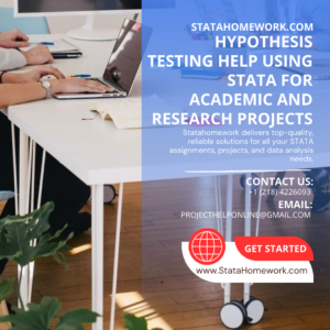 Hypothesis Testing Help Using STATA for Academic and Research Projects