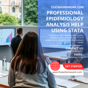 Professional Epidemiology Analysis Help Using STATA