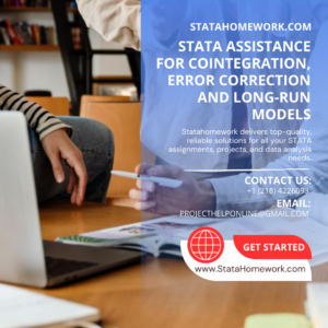 STATA Assistance for Cointegration, Error Correction and Long-Run Models