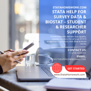 STATA Help for Survey Data & Biostat – Student & Researcher Support